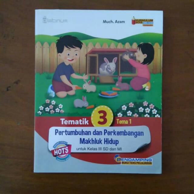 Buku Tematik Kelas 3 SD Tema 1 Platinum