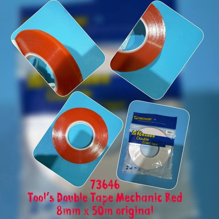 

MECHANIC DOUBLE TAPE RED 8MM X 50M ORIGINAL