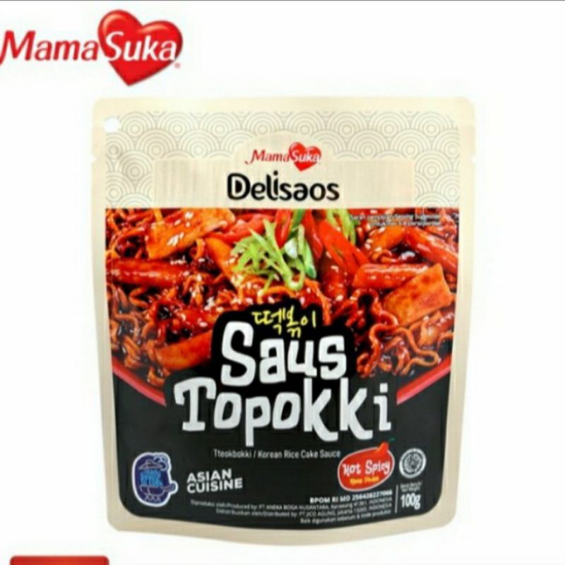 

Mamasuka Delisaos Saos Topokki Hot Spicy 100gram*