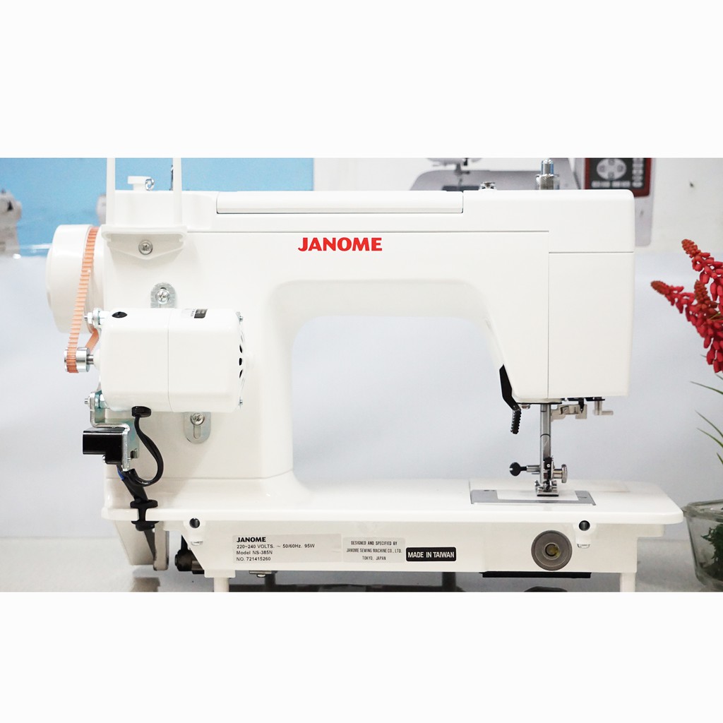 mesin jahit janome ns385 model semi portable/platbed - ns 385 n