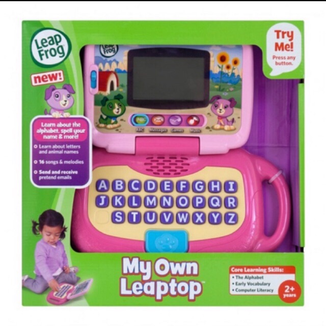 LeapFrog My Own Leaptop Pink - mainan 