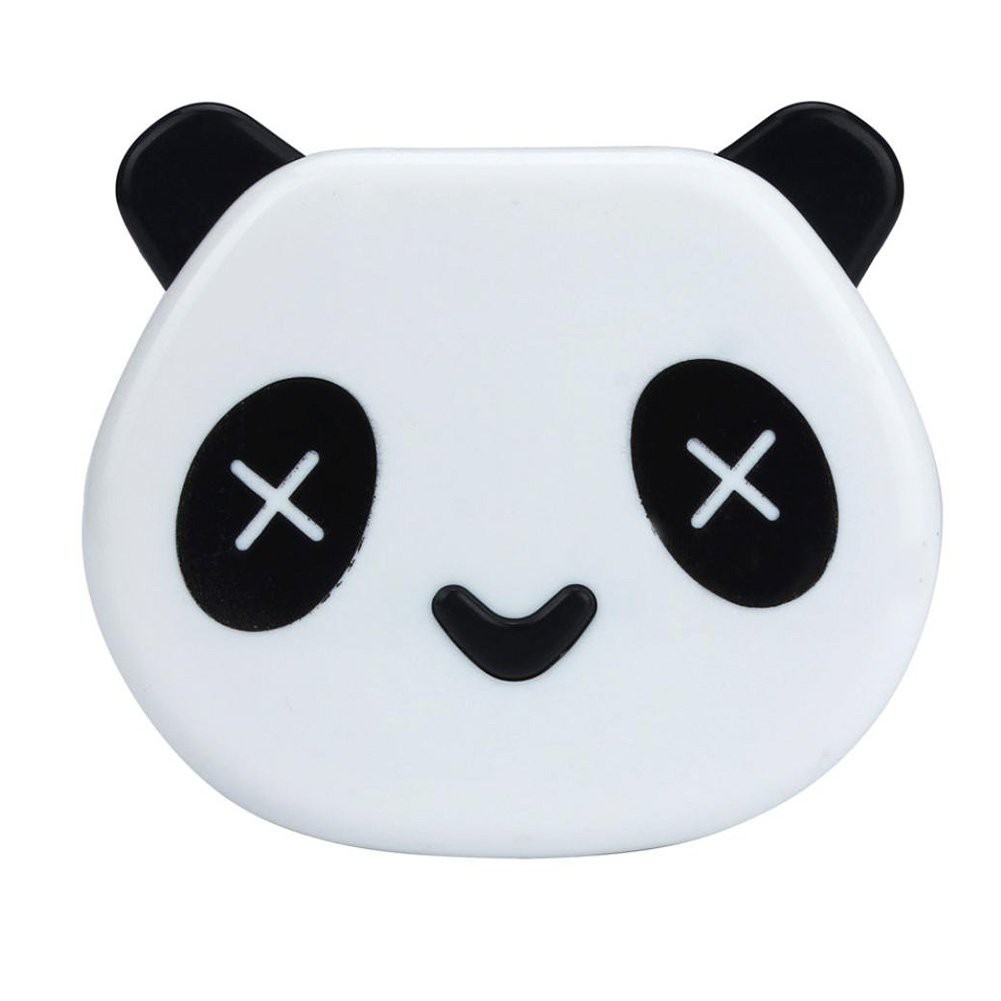 Tempat softlens model PANDA. Softlens case / travel kit lengkap botol