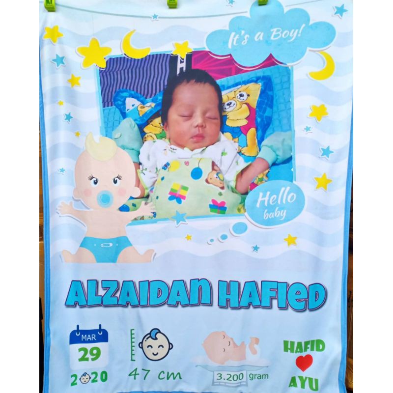 Selimut Bayi Custom