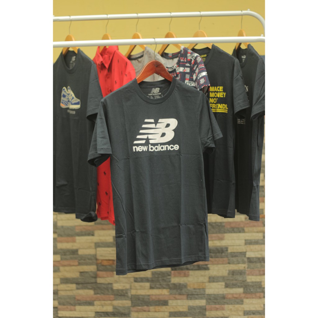 BAJU/KAOS NEW BALANCE navy Logo