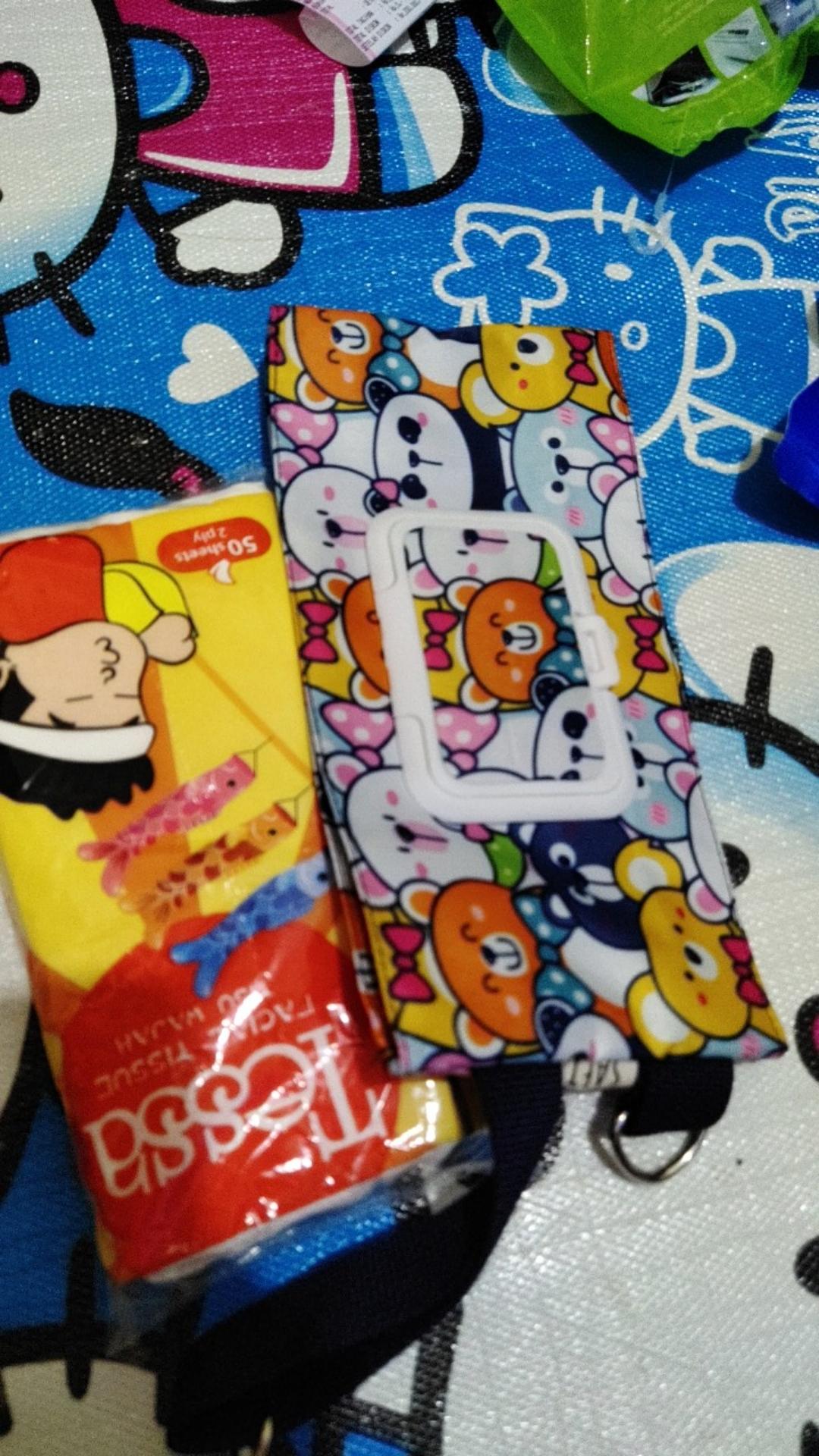 Tempat Tissue Basah Dan Kering 2in1 3in1 4in1 Panda Biru