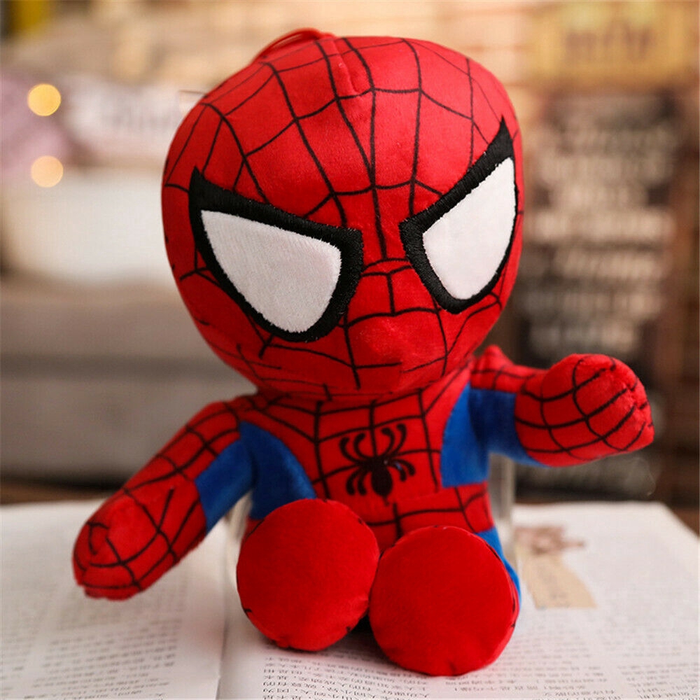 Boneka Plush Spiderman / iron Man Untuk Hadiah