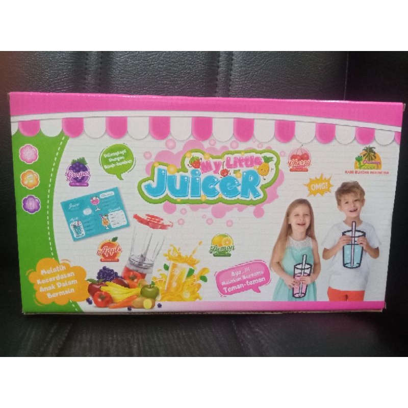 Mainan Koleksi Anak Cewek My Little Juicer Blender Lampu Nyala Mainan Jus