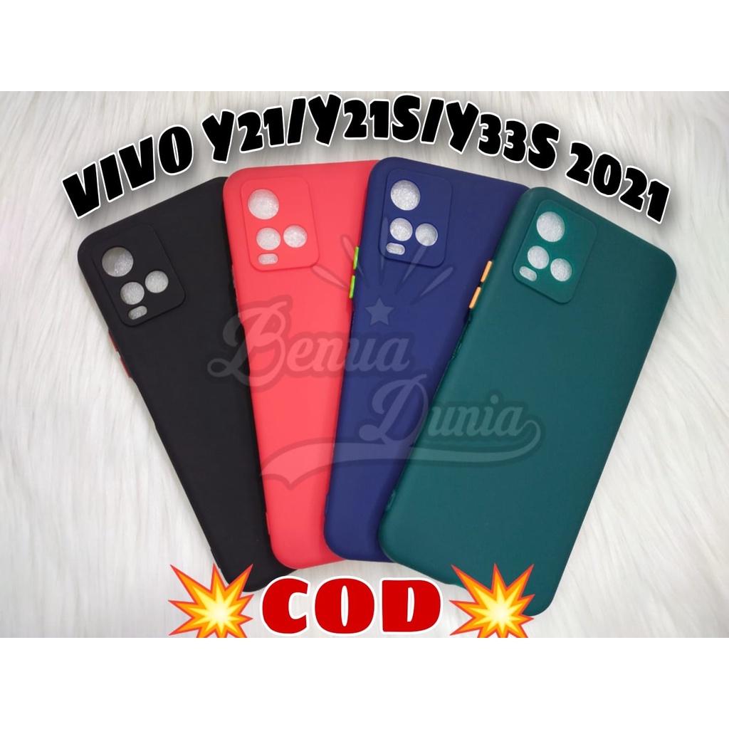 CASE VIVO Y21/Y21S/Y33 2021 -VIVO Y15S // SOFTCASE MACARON PROTECTION PELINDUNG KAMERA - BD