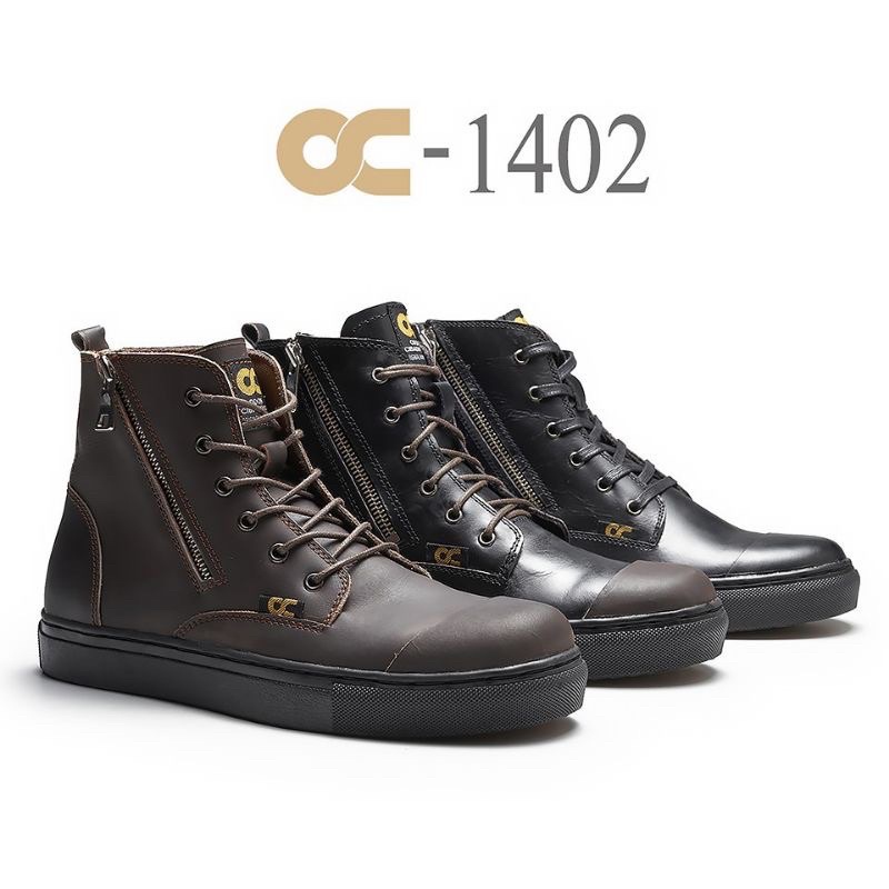 Sepatu Boot Casual Kulit Asli OC-1402