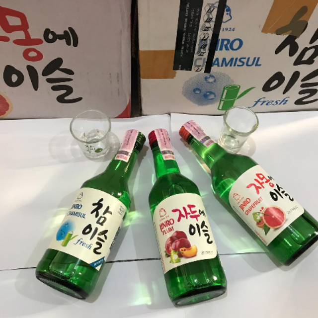 Soju jinro chamisul import korea