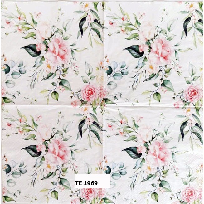 TISU NAPKIN DECOUPAGE EROPAH 33X33 CM TE1969 TTS