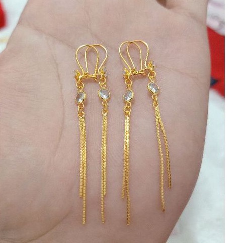 ANTING JURAI DEWASA PERAK 925 LAPIS MAS 24K