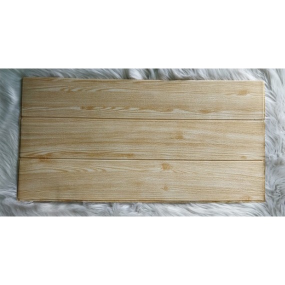 GM511 [1KG=26PCS] Wallpaper Dinding Foam 3D Kecil Motif Kayu / walpaper dinding Foam 50gr-WG - 8