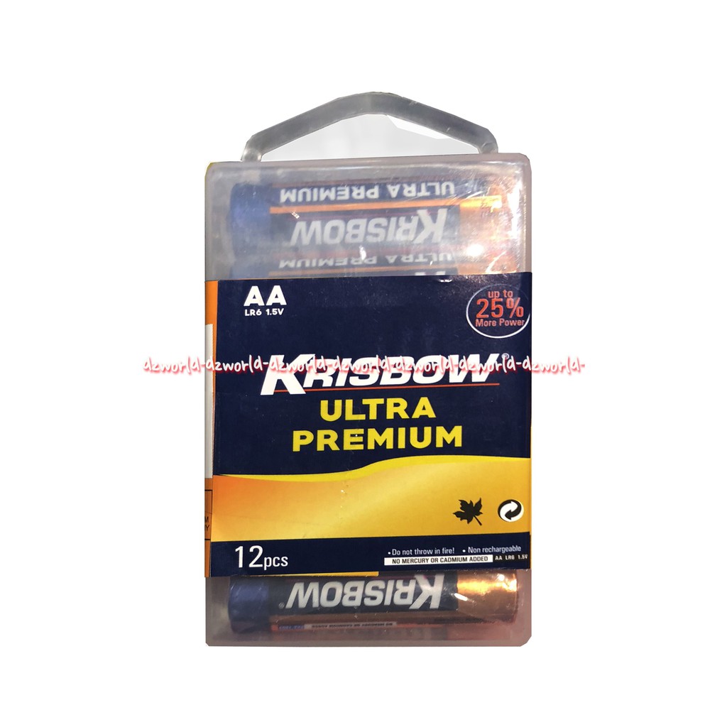 Krisbow AA Ultra Premium AA 12Pcs Baterai A2 Box Batrai Batrai A A Kris Bow 1 Kotak Battery