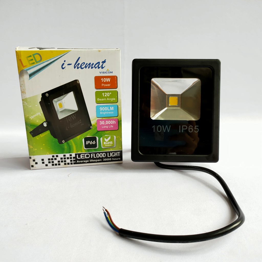 Visicom I-Hemat Lampu Sorot Taman 10 Watt - Kuning