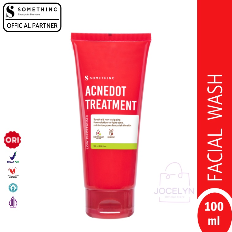 Jual SOMETHINC ACNEDOT Treatment Low pH Cleanser Face wash Sabun Cuci
