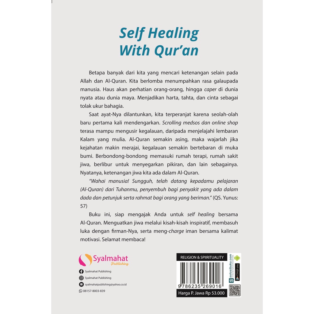 BUKU AGAMA : SELF HEALING WITH QUR’AN-2
