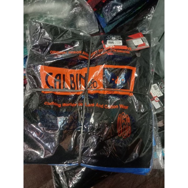 CELANA CALBIN FORMAL HITAM (100%ORIGINAL)UKURAN 27-38/CELANA PRIA DEWASA/CELANA KANTOR