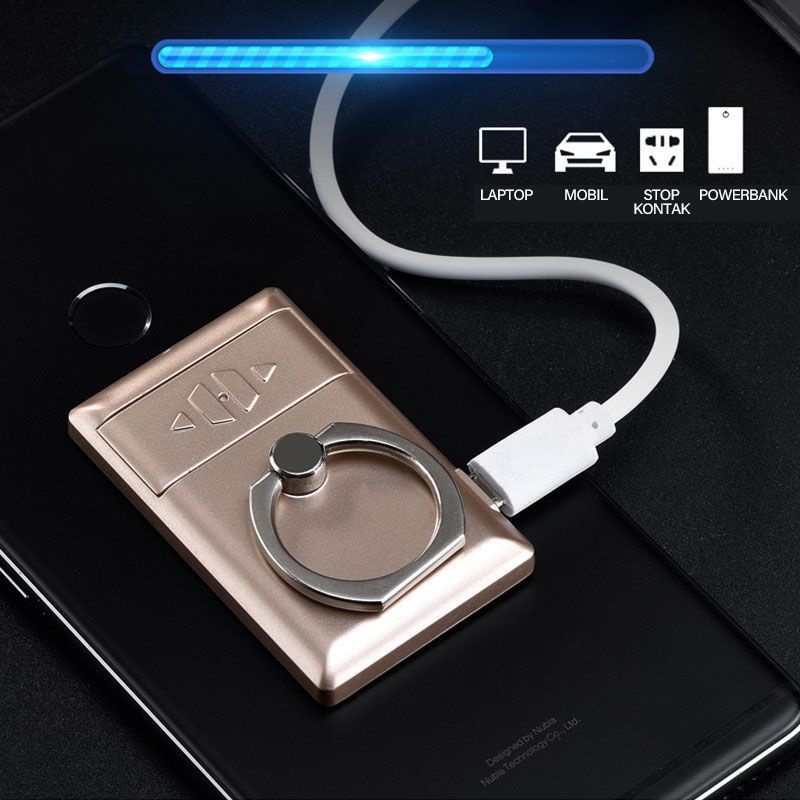 ring stand stand hanphone dengan ligter elektrik, ring korek api cass , korek api moderen