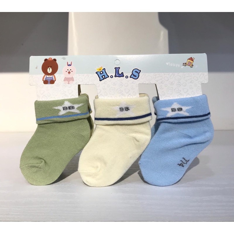 BABY K2 - BABY KAOS KAKI BOY &amp; GIRL 1 PACK ISI 3 SET KODE 00020