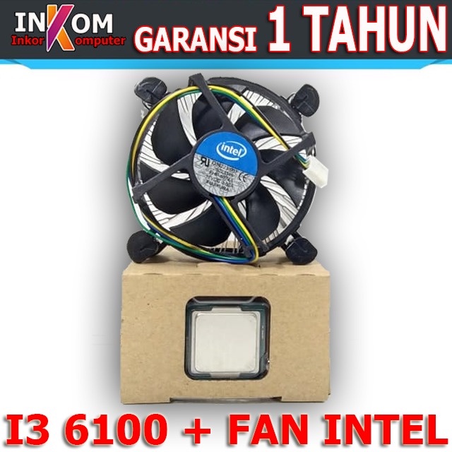 Intel Core Processor i3 6100 LGA1151 PLUS Fan