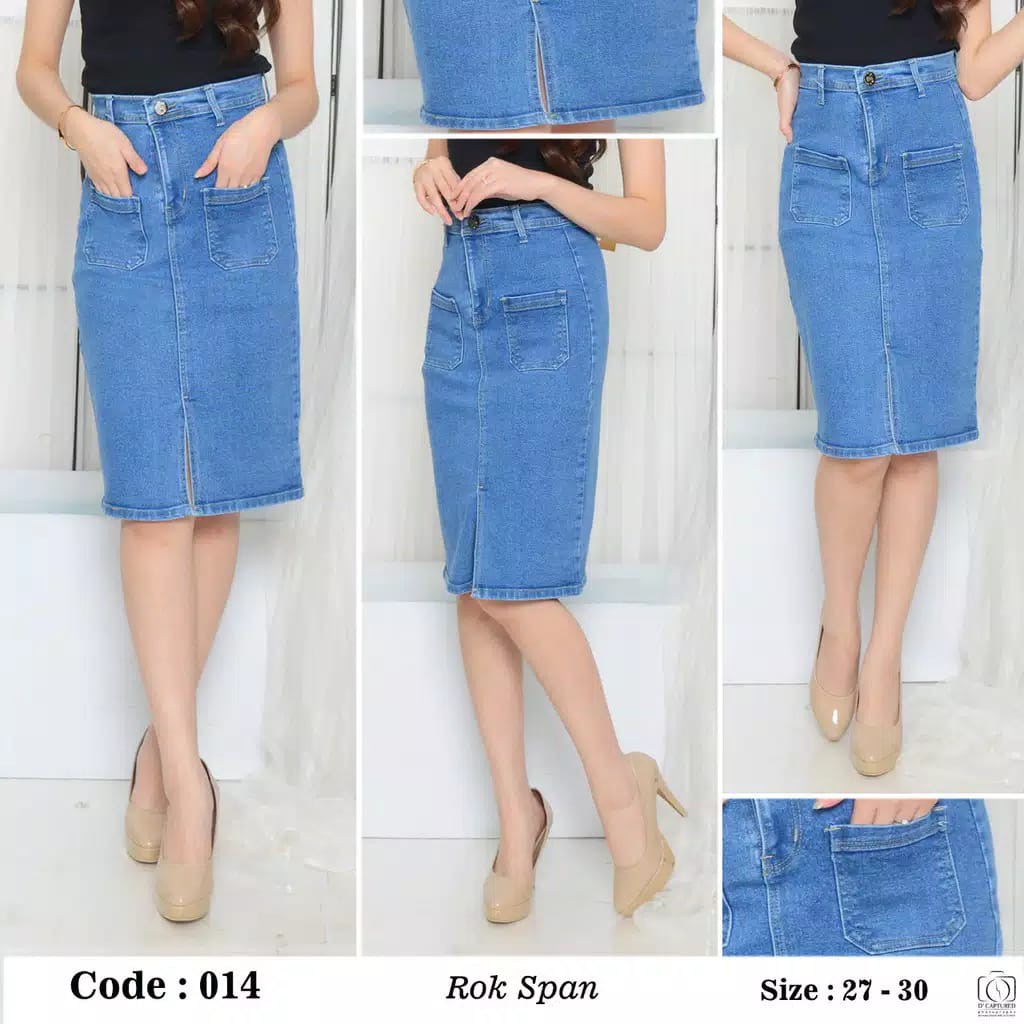 Rok Span Jeans Asia Mode