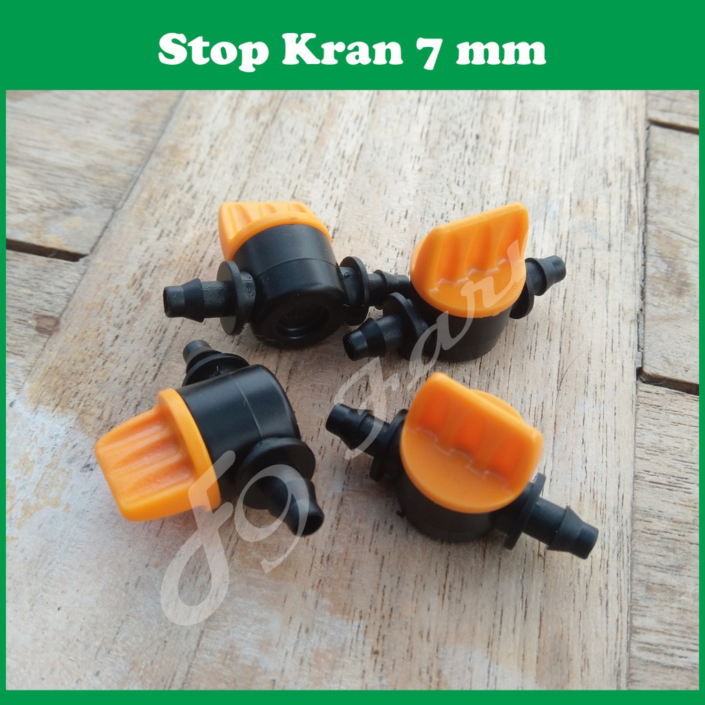 Stop Kran / Valve 7 mm - Kran Selang 7 mm Hidroponik