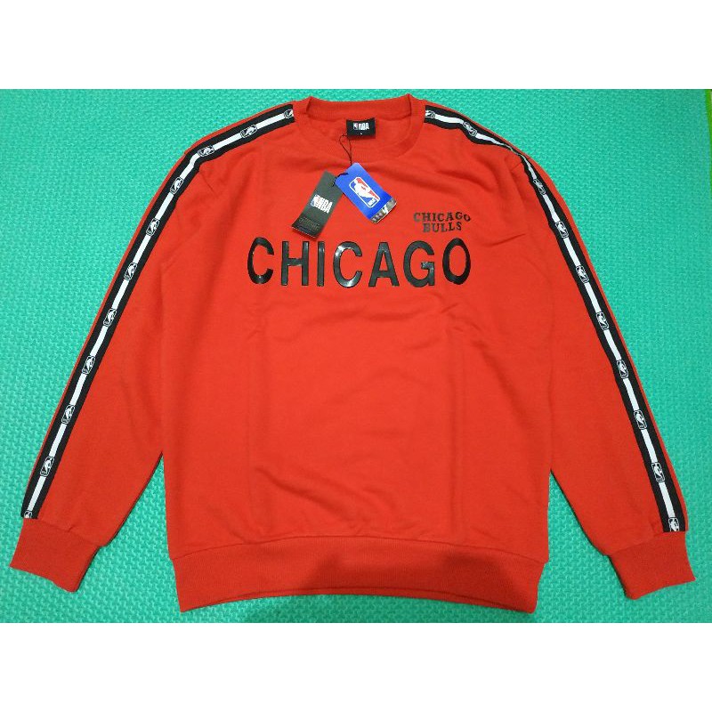 Crewneck Chicago Bulls merah dan putih