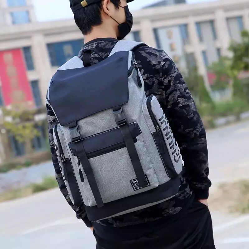 New Arrival - Tas Ransel Pria  BOMBER CHUNJI Backpack Travel - Tas Pria Tas Wanita Daypack / Tas Punggung Backpack Ransel sekolah Kuliah Polos