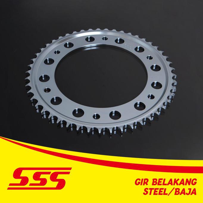 [[BISA COD]] Gir Motor Steel SSS 428 untuk HONDA - KEV, 26 - 30 T