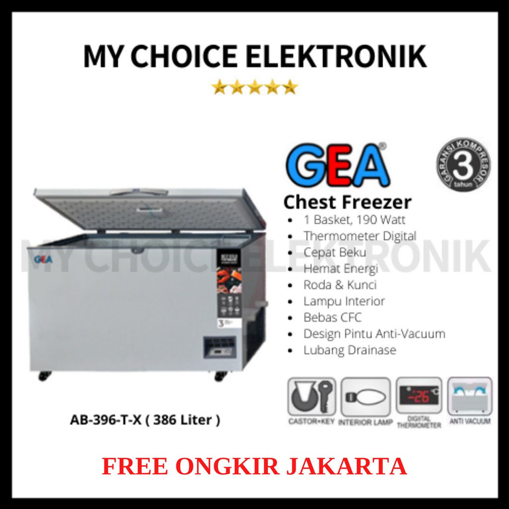 GEA Chest Freezer AB-396-TX / AB-396tx