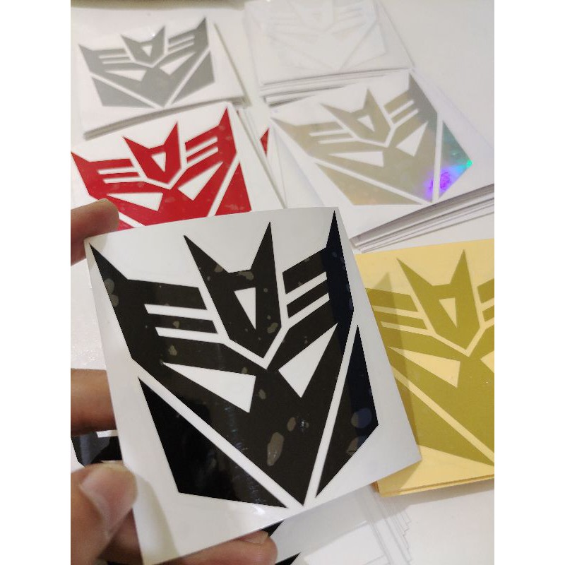 STICKER TRANSFORMERS CUTTING