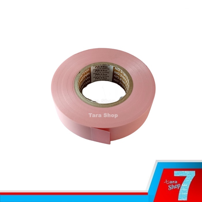 NITTO Isolasi Listrik Warna Merah Muda Tipe 2017  - 7140811
