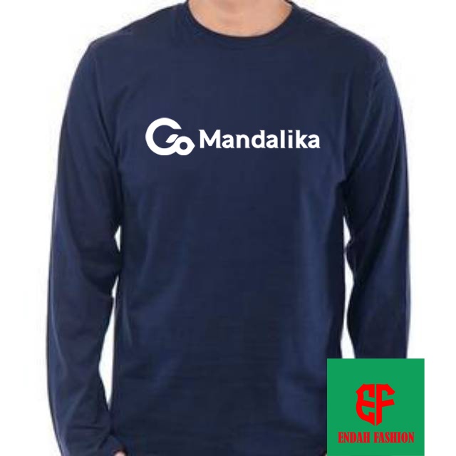 T-shirt/Kaos Lengan Panjang Sirkuit Mandalika Go Mandalika