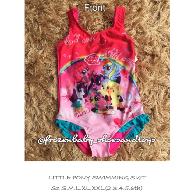 SALE BAJU RENANG LITTLE PONY / BAJU RENANG ANAK IMPORT / SWIMSUIT PONY