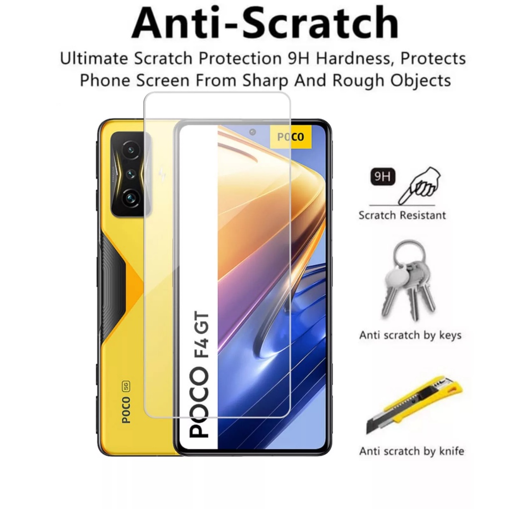 CLEAR TEMPERED GLASS XIAOMI POCO F4 / POCO F4 GT