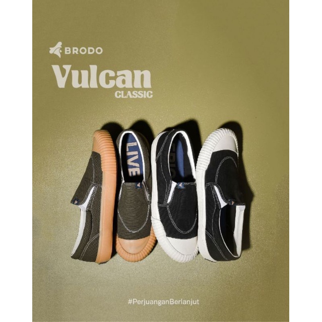 Brodo Vulcan Classic Slip On
