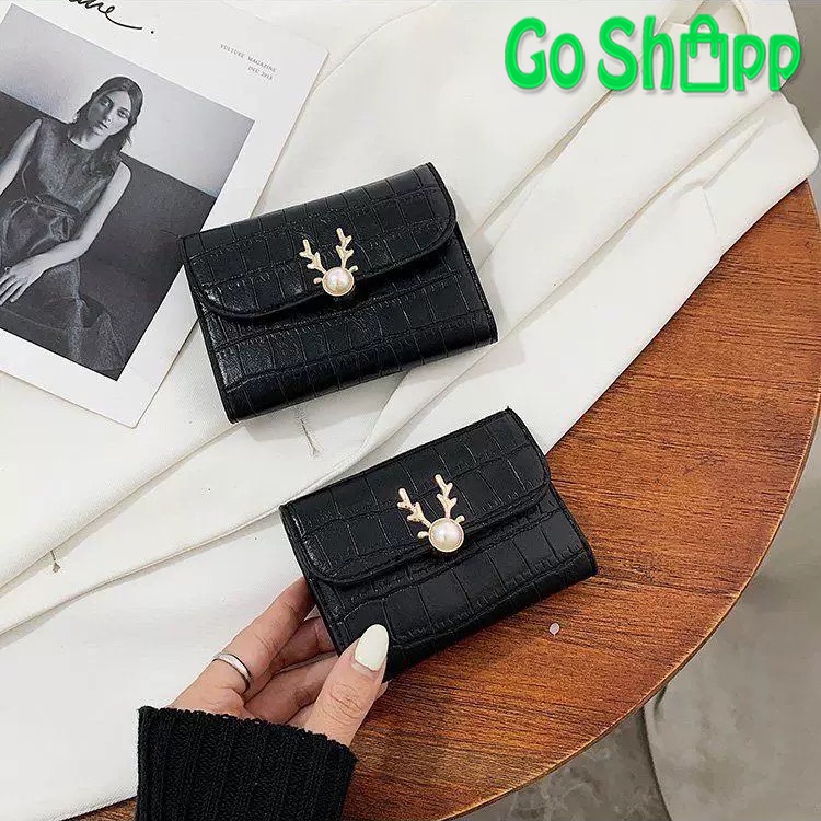 Dompet Lipat Wanita Kulit Croco - Dompet Fashion Wanita - Dompet Wanita Import Premium - Dompet Wanita Fashion Korea [PD14]