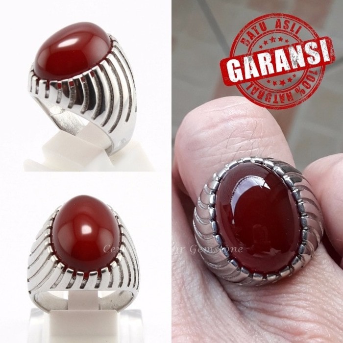 ORIGINAL BATU CINCIN NATURAL YAMAN WULUNG COKLAT GARANSI BATU AKIK ORIGINAL 887