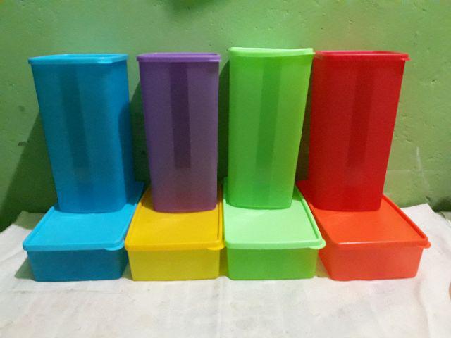 [indra Houseware]paket Toples Plastik Kotak Makan Set Isi 8pcs/toko$$