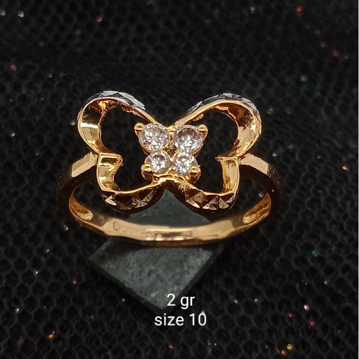 Cincin Emas 17 K -  2 gr Kadar 750 - 3026