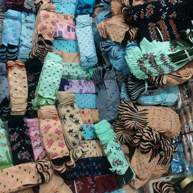 6pasang kaos kaki jempol motif random cewek-1