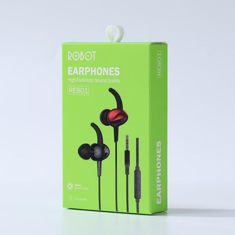 Handsfree Extra Bass Robot RE801 high definition sound Quality