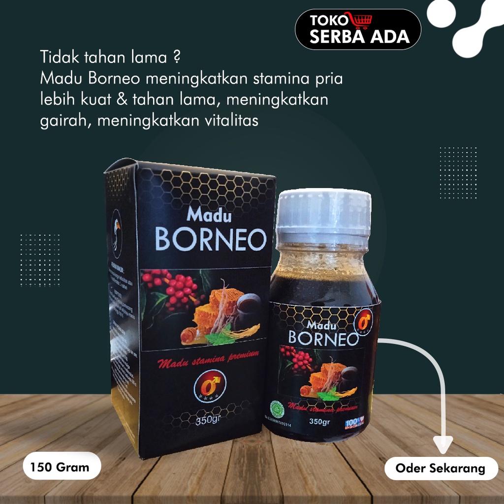 Madu Borneo 350Gr Original | Madu XTRA JANTAN, Meningkatkan gairah, meningkatkan stamina