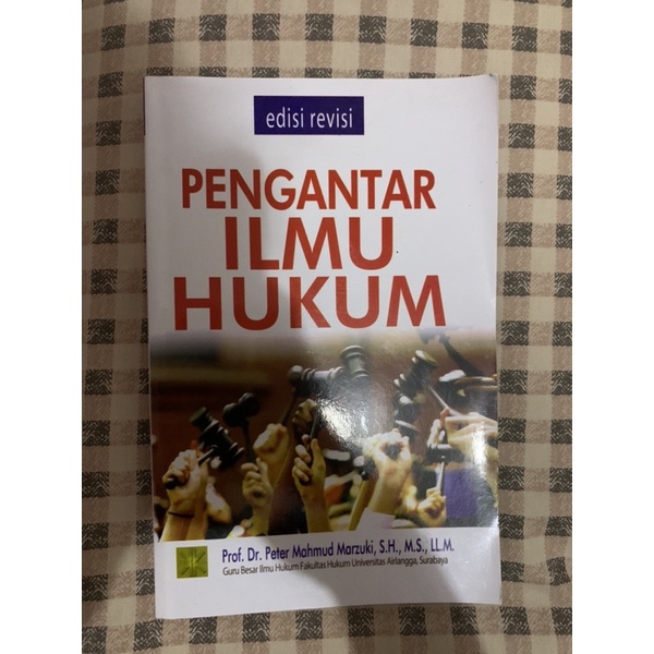 Buku Pengantar Ilmu Hukum by Prof. Dr. Peter Mahmud Marzuki