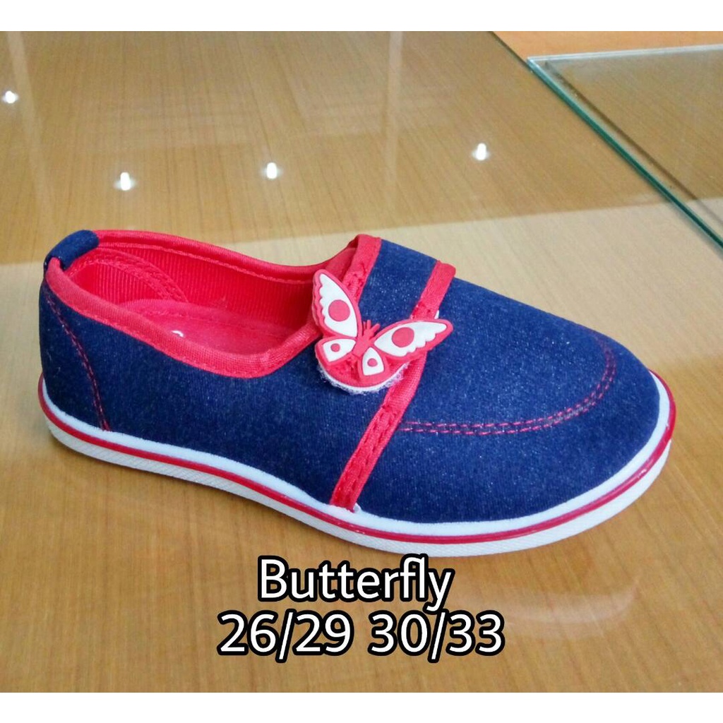 GALETTI BUTTERFLY - 26-29 SEPATU ANAK PEREMPUAN CANTIK PIN KUPU-KUPU -GALLETTI BUTTERFLY-