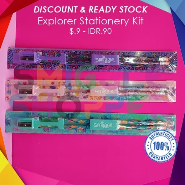 

(TERLARIS) Smiggle ORI Explorer Stationery Pack