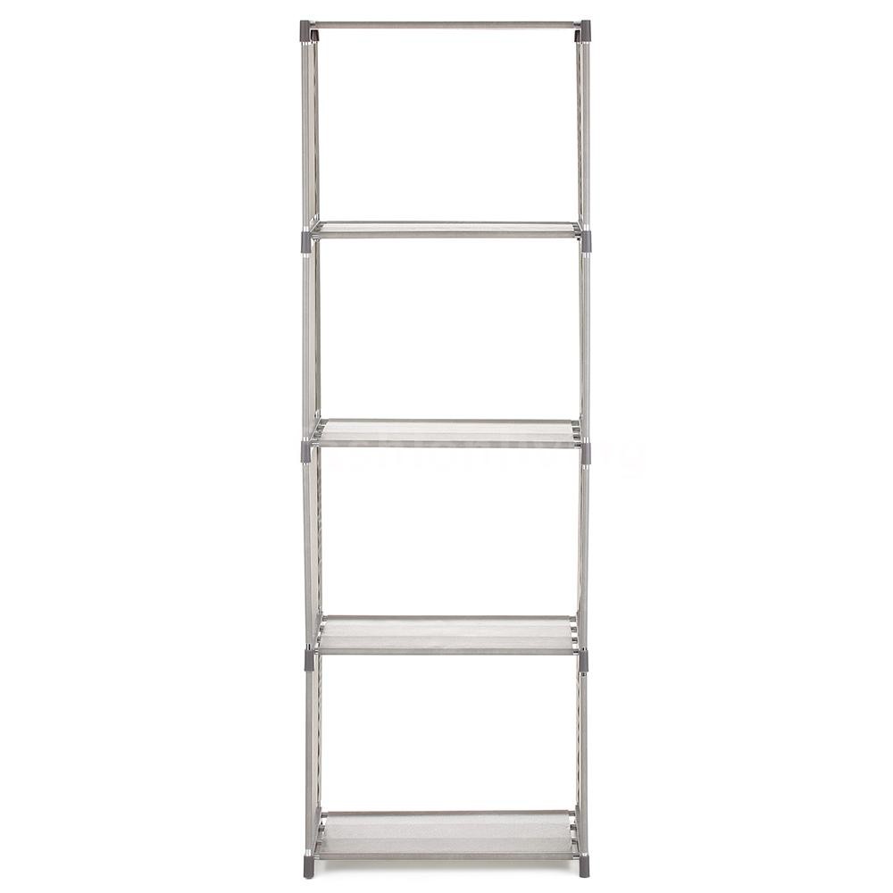 5 Shelf Bookcase Book Shelves Bookshelf Storage Bin Books Display Shelving Unit Shopee Indonesia