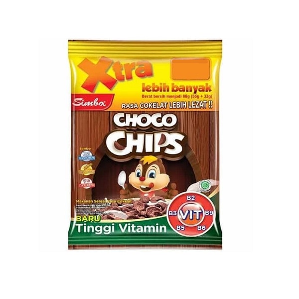 

SIMBA CHOCO CHIPS BAG 55 GR+33 GR