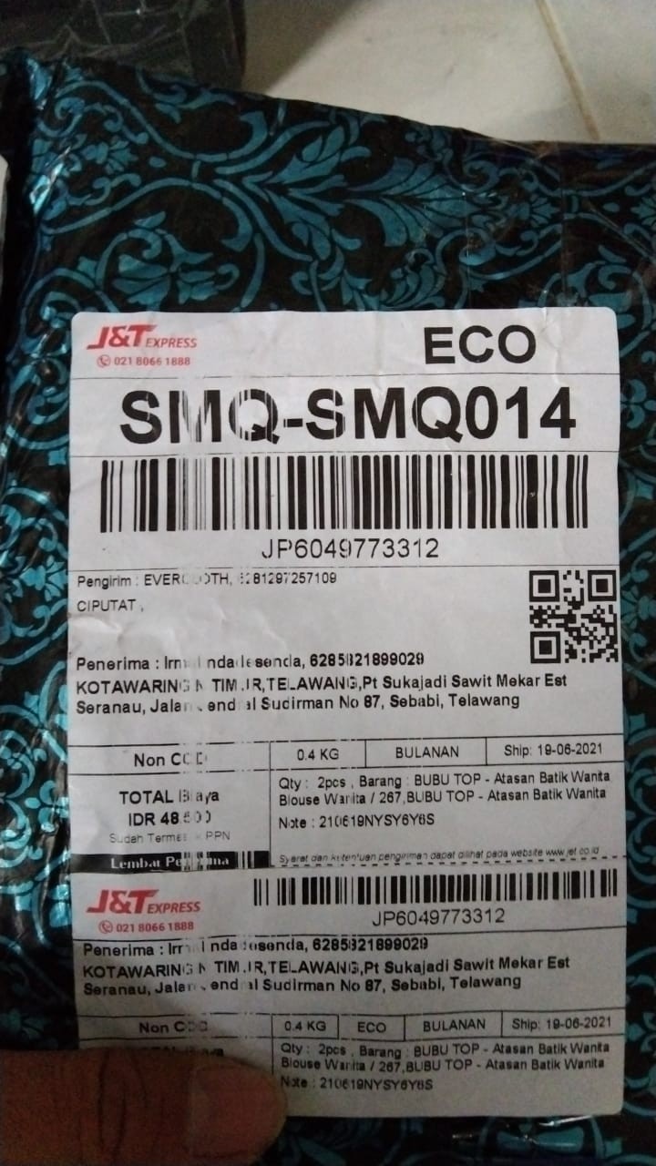 Bubu Top - Atasan Batik Wanita Blouse Wanita / 267